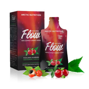 Arctic nutrition flow puolukka energiajuoma